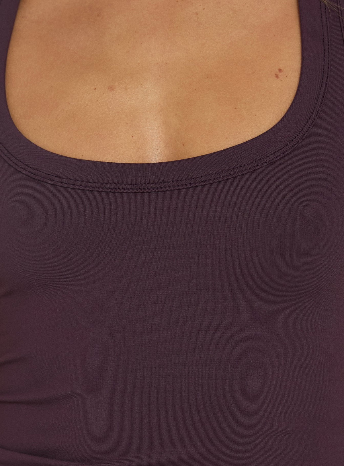 Daily Define Racerback-Tanktop Aubergine