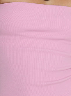 Baseline trägerloses Minikleid Rosa