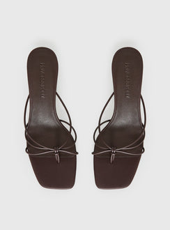 Avedon Heels Schokobraun