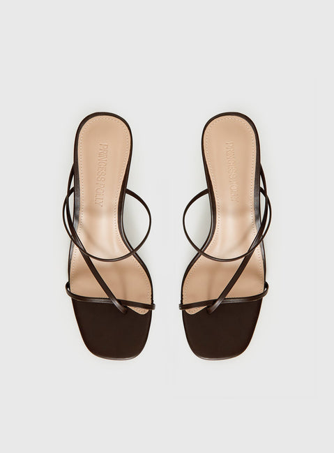 The Becka Heels Schokobraun