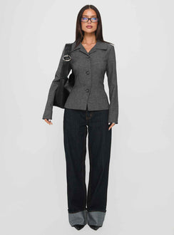 Holley Tweed Jacke Grau