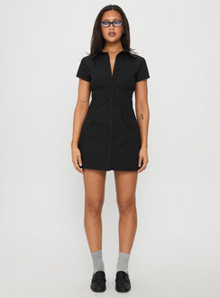 Motley Minikleid Schwarz