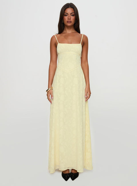 South Of France Maxikleid Gelb