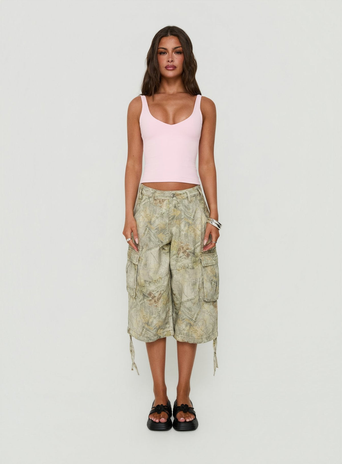 Daily Define V-Ausschnitt Westentop Pink