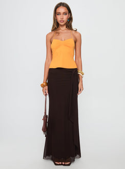 Rehna Neckholder-Top Orange