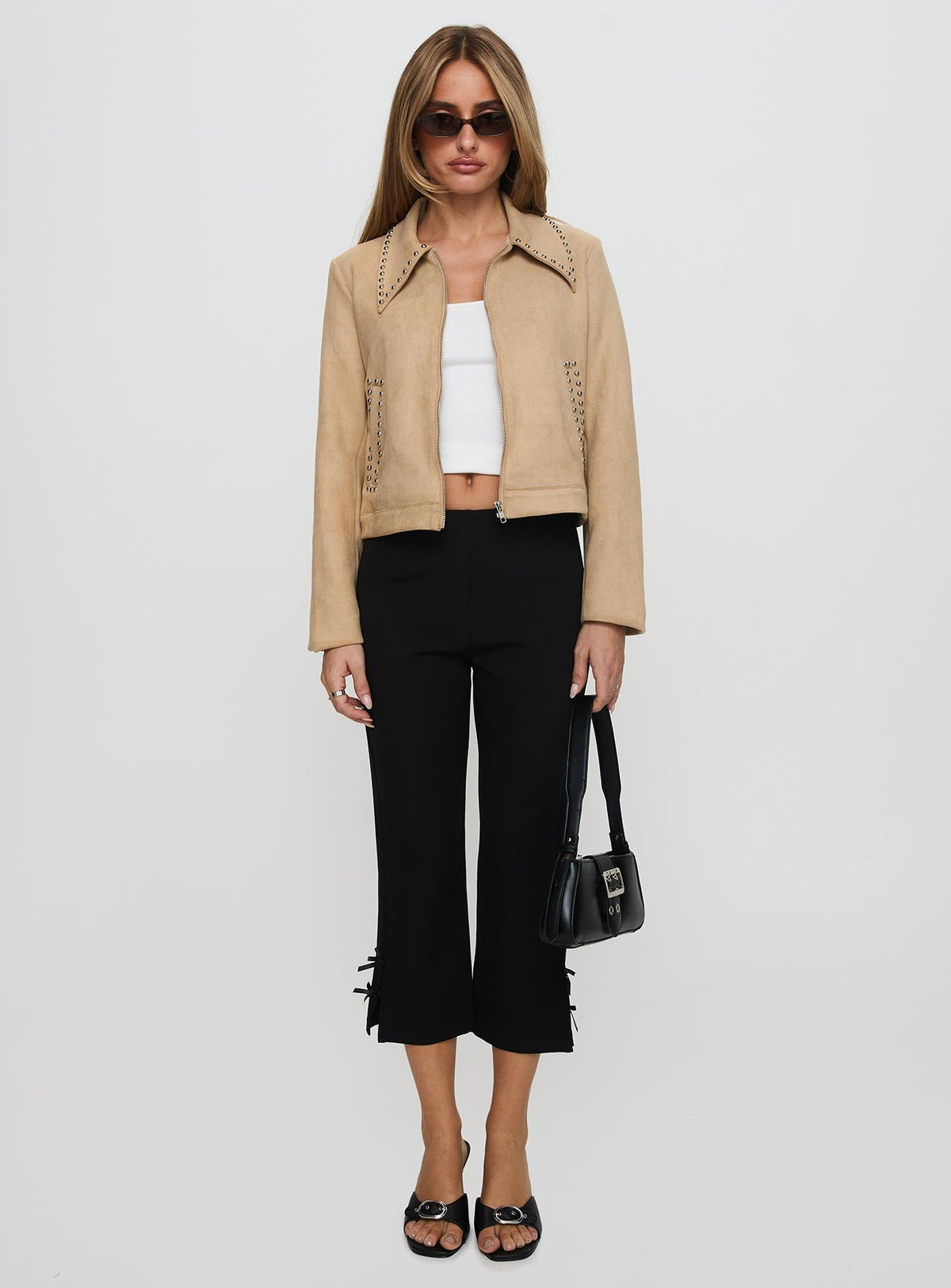 Hurleigh Wildlederimitatjacke Braun