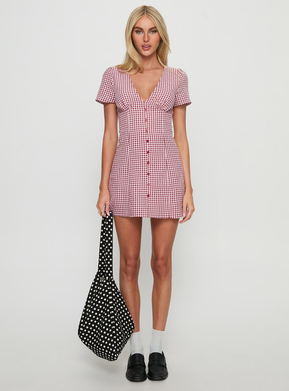 Jumpsuit Loveliness Rot Kariert