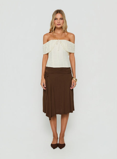 Colettie Kurzarmtop Creme