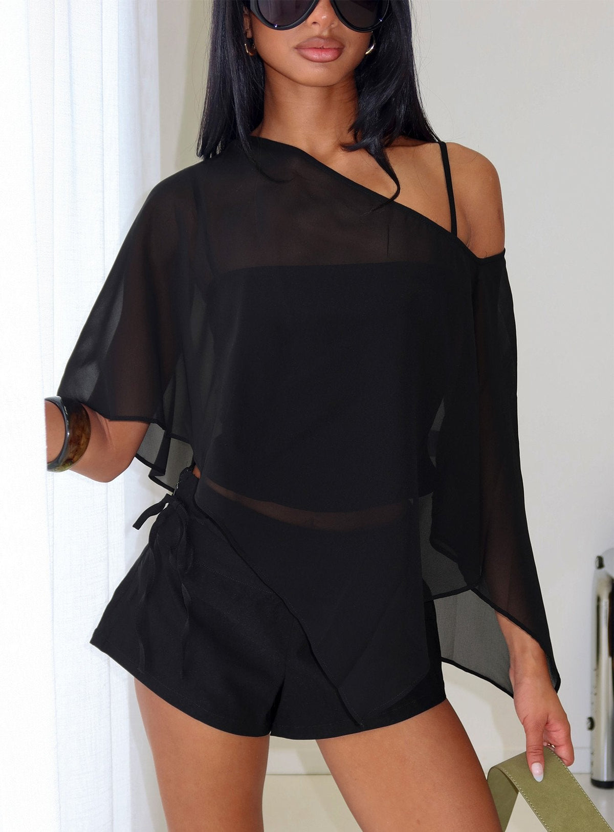 Senzo Wickel-Shorts Schwarz