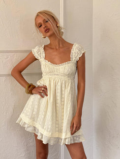 Carlita Minikleid Gelb