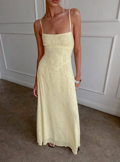 South Of France Maxikleid Gelb