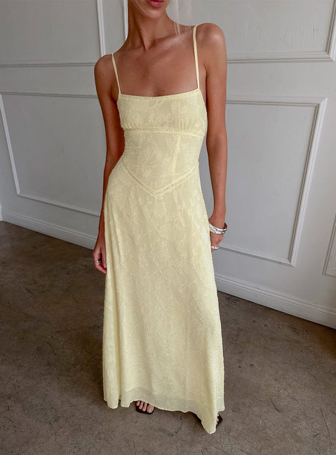 South Of France Maxikleid Gelb