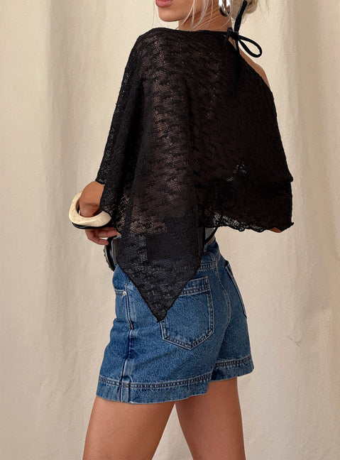 Gazelle Jeans-Skort Mittelblau