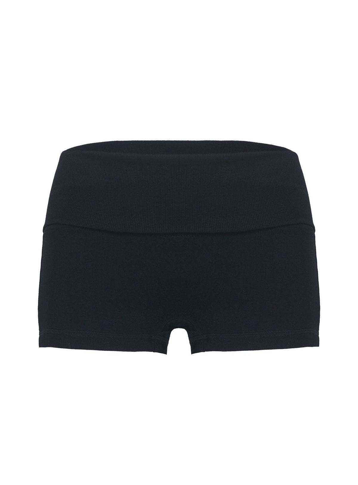 product Princess Polly Baseline Low Rise Rib Shorts Black High Waisted Shorts 