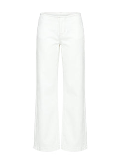 Buenos No Waist Low Rise Straight Leg Jeans Weiß