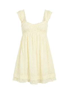 Carlita Minikleid Gelb