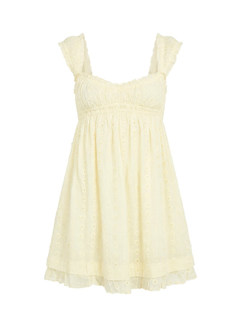 Carlita Minikleid Gelb