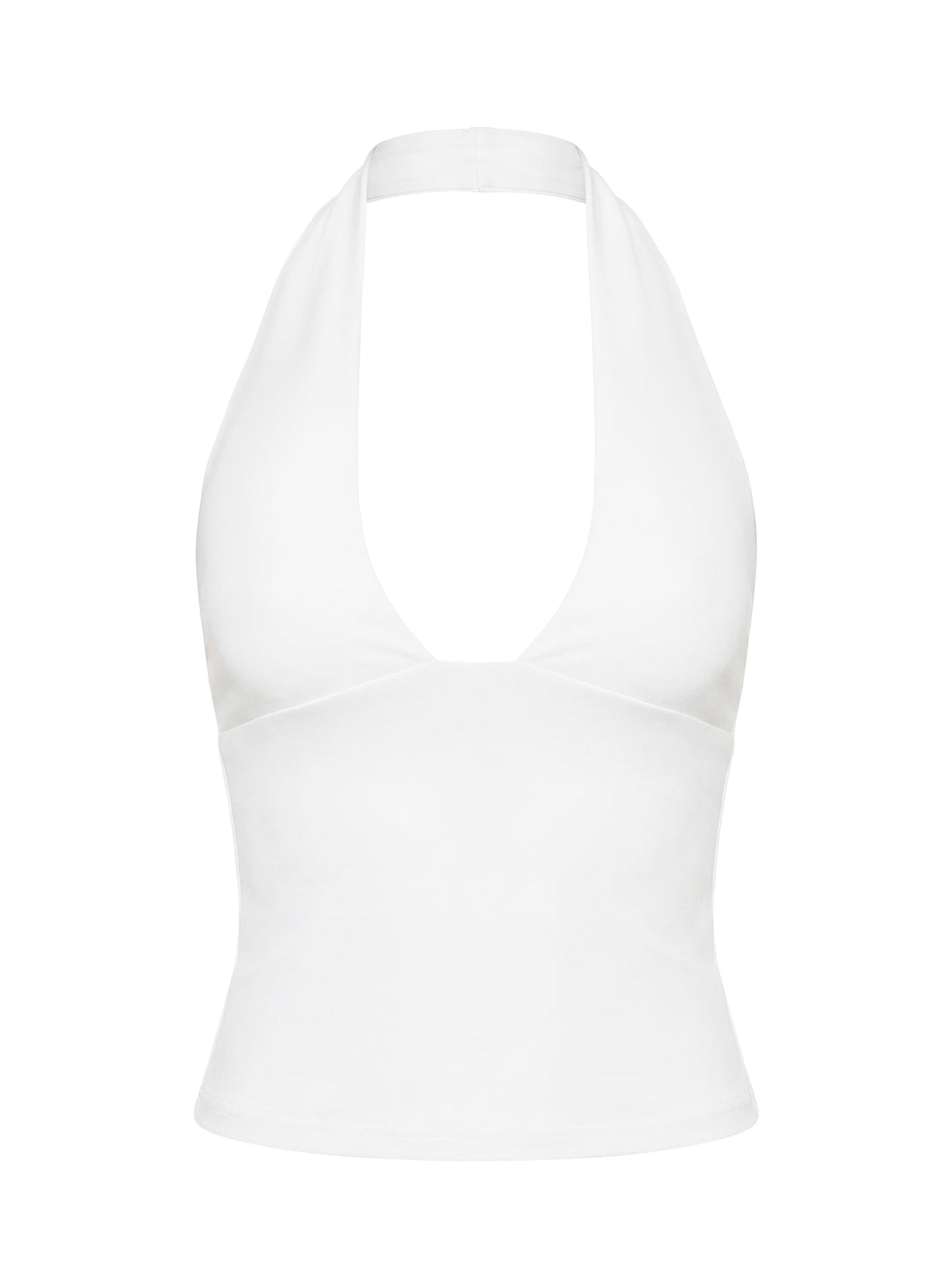 Daily Define definierendes Neckholder-Top in Weiß
