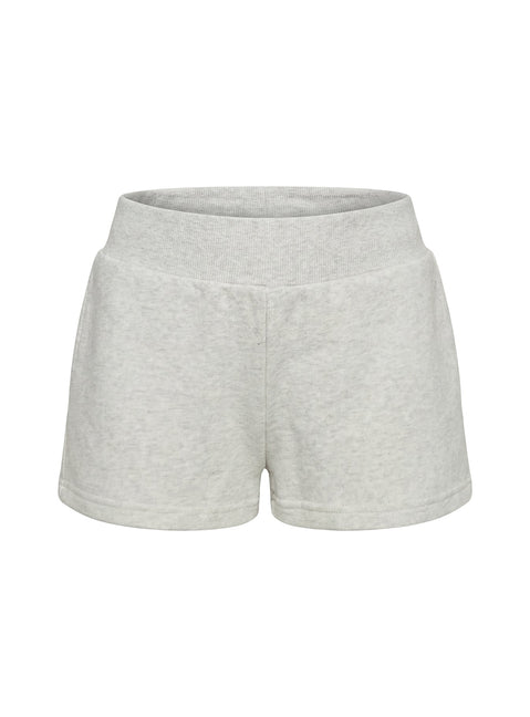 Daybreak Rib-Taillen-Shorts Schneemelange