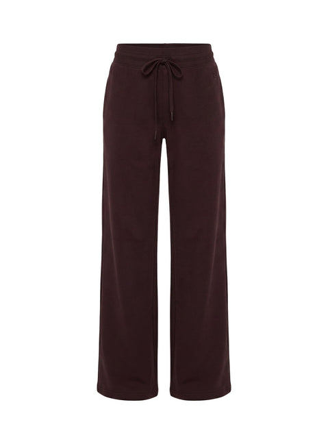 Dodie Wide-Leg-Hose in gewaschenem Braun