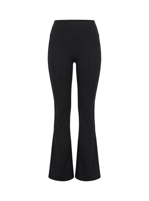 Energize Active Invisible Scrunch Flare Leggings Schwarz
