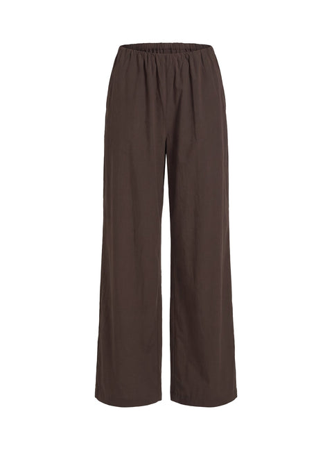 Lunea-Hose mit verdecktem Bund Braun