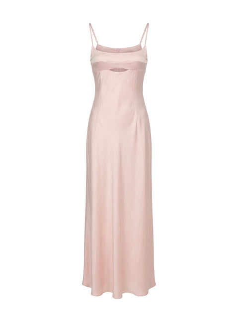 Powell Maxikleid Hellrosa