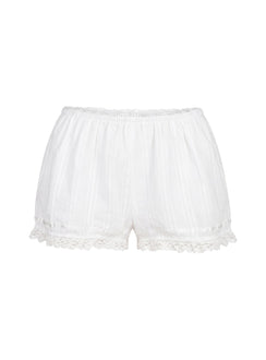 Rhubarb Spitzenshorts Weiß