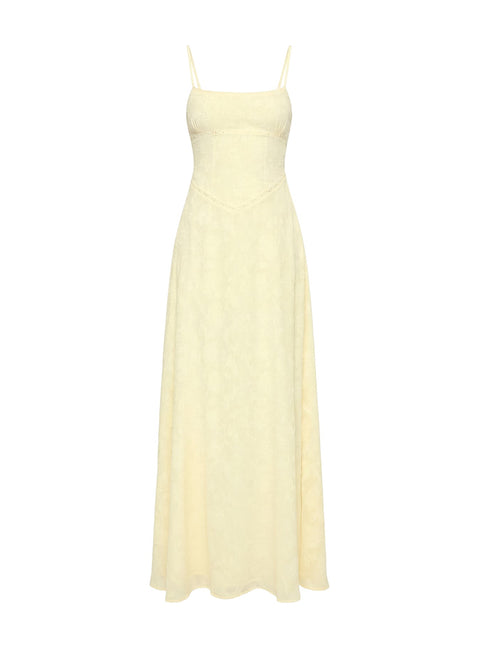 South Of France Maxikleid Gelb