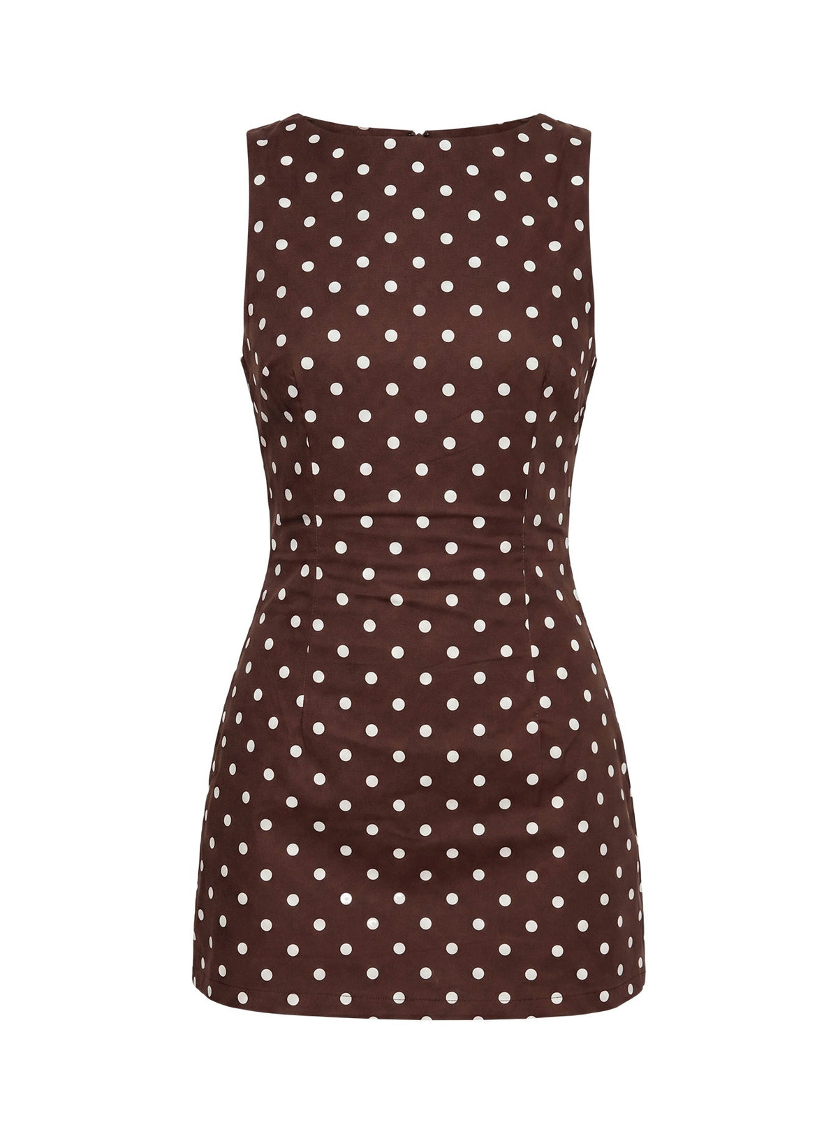 Yumiko Playsuit Braun gepunktet