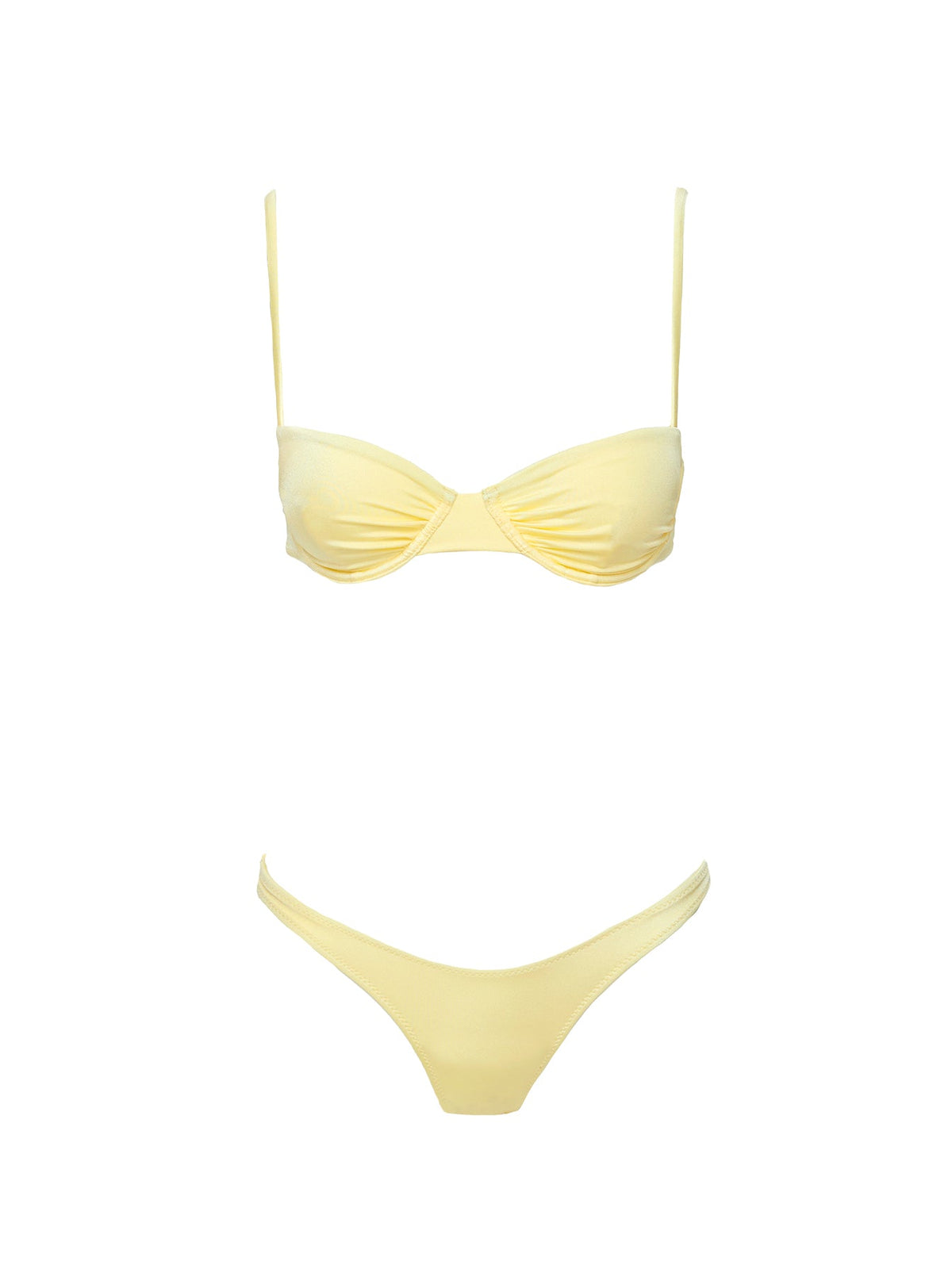 Sadley Bügel-Bikini-Oberteil Shine Lemon