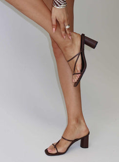 The Becka Heels Schokobraun