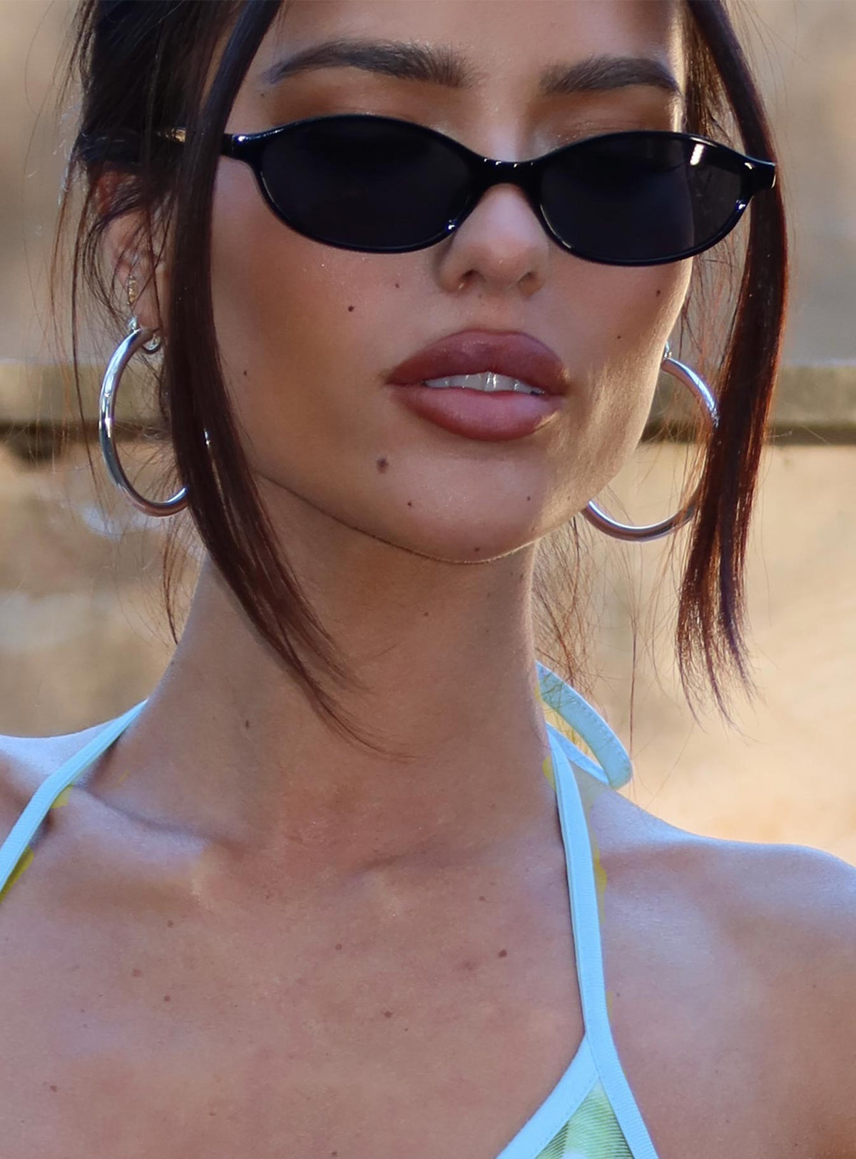 Wonderful World Sonnenbrille Schwarz