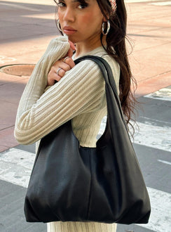 Zenia Schultertasche Schwarz