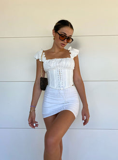 product Selby Mini Skirt White Princess Polly  Mini Skirts 